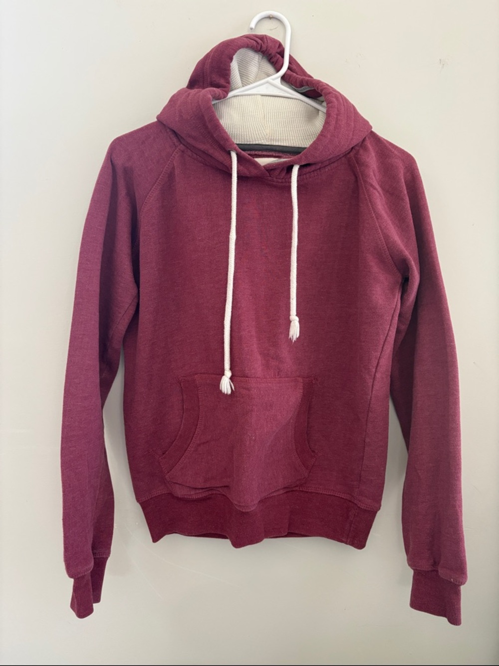 Baby Phat Maroon Hooded Pullover with White Drawstrings